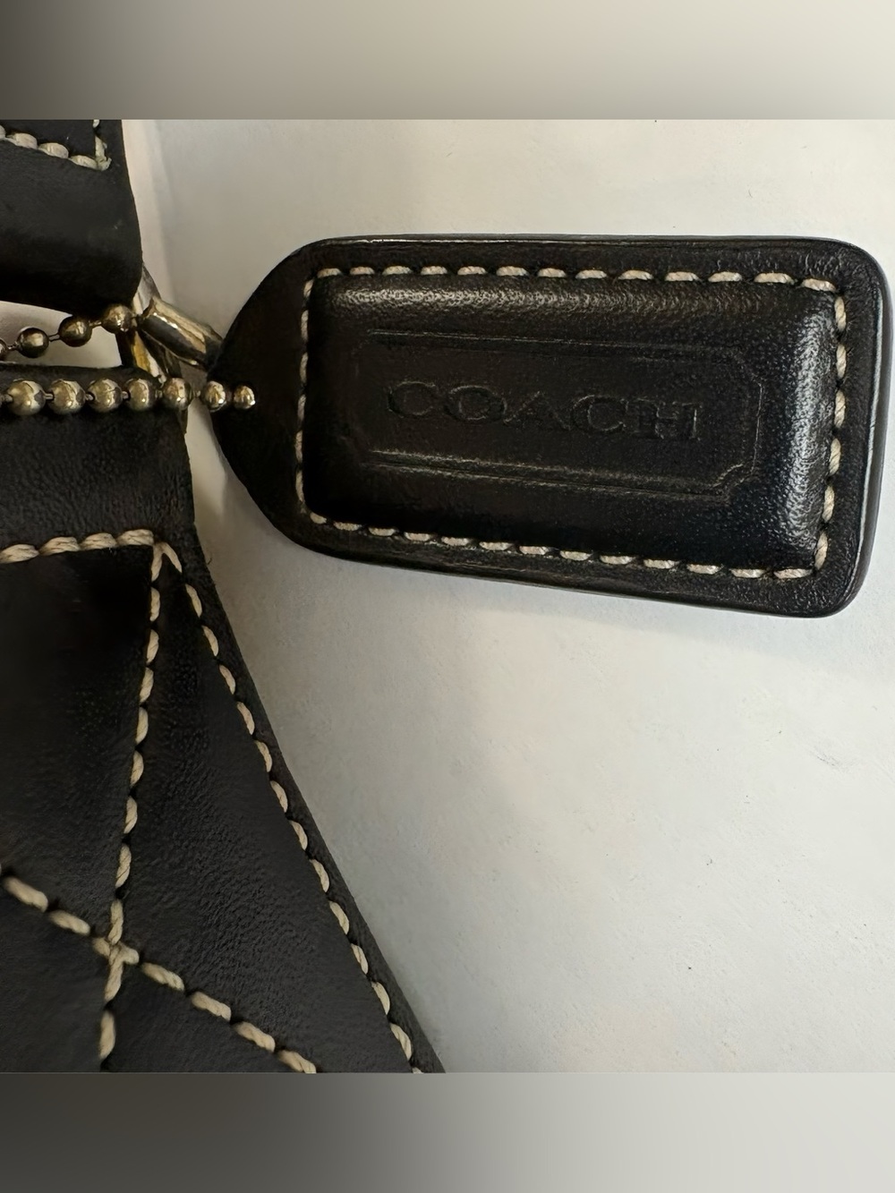 Coach 2001 Transatlantic Black Field Messenger Bag C1R-5229 - Picture 13 of 15